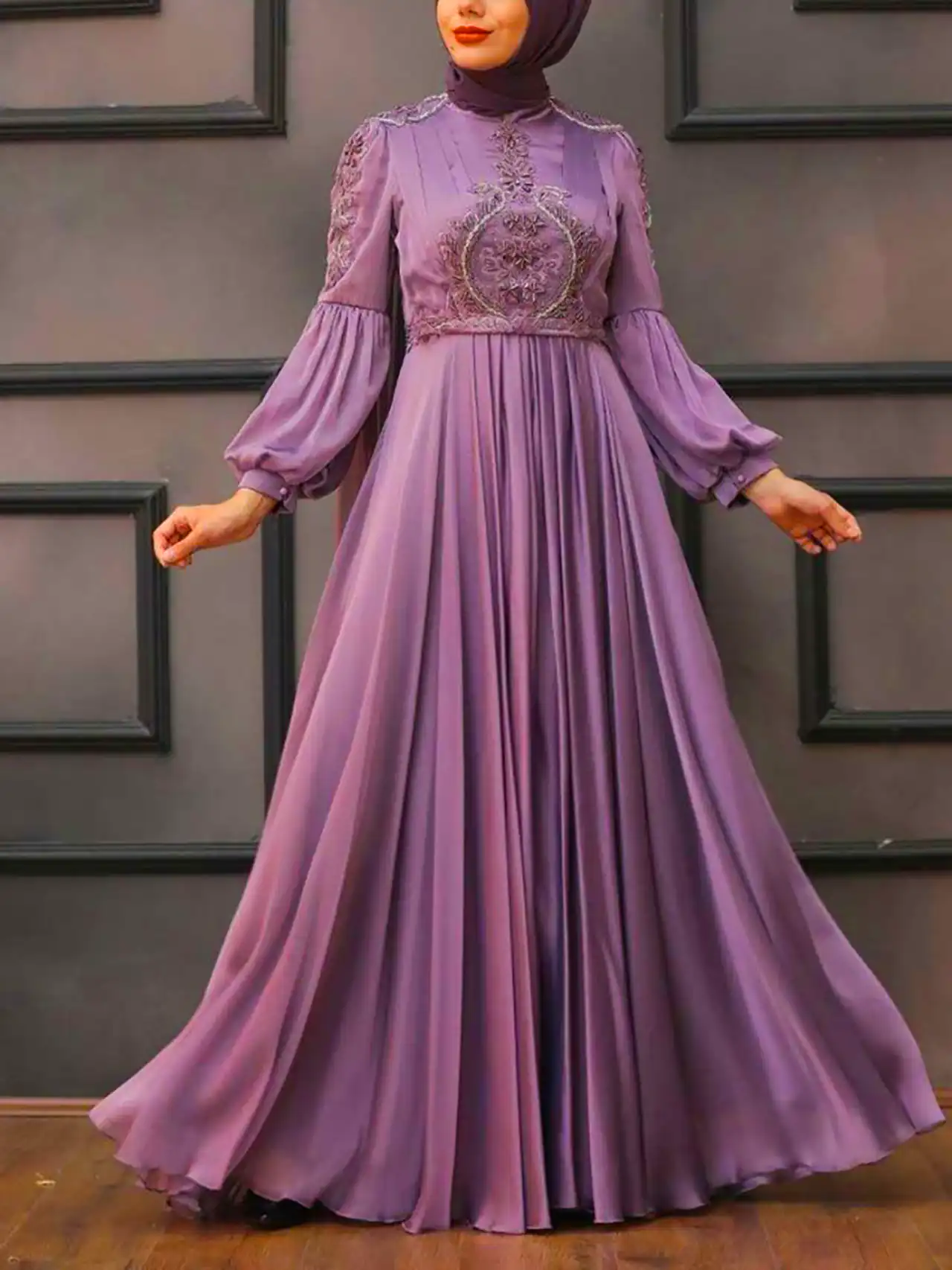 ماکسی مجلسی ساده و بلند