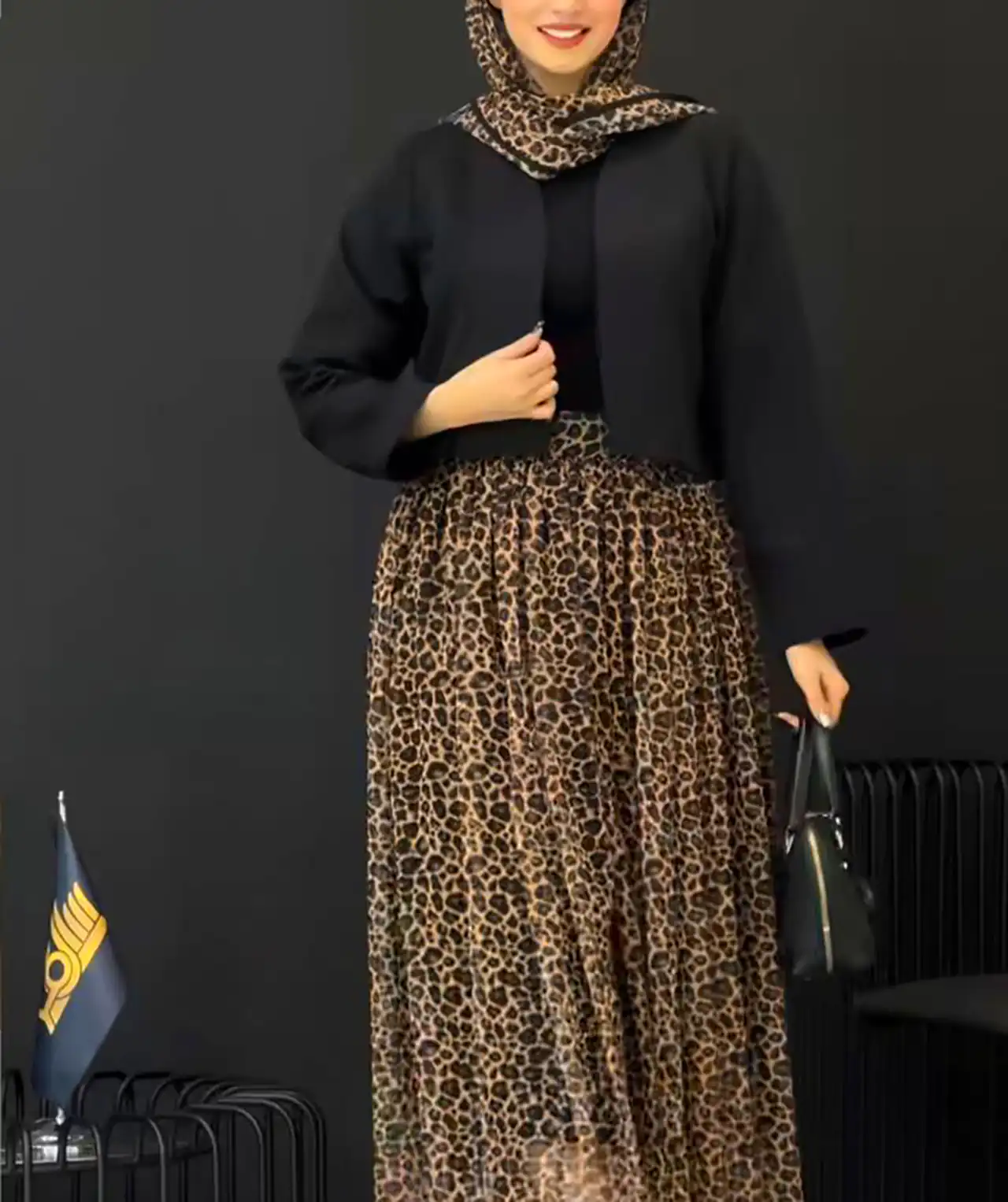 تیپ مهمونی با پیراهن بلند
