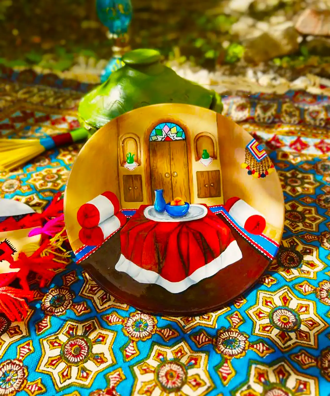 بشقاب دکوراتیو دیواری