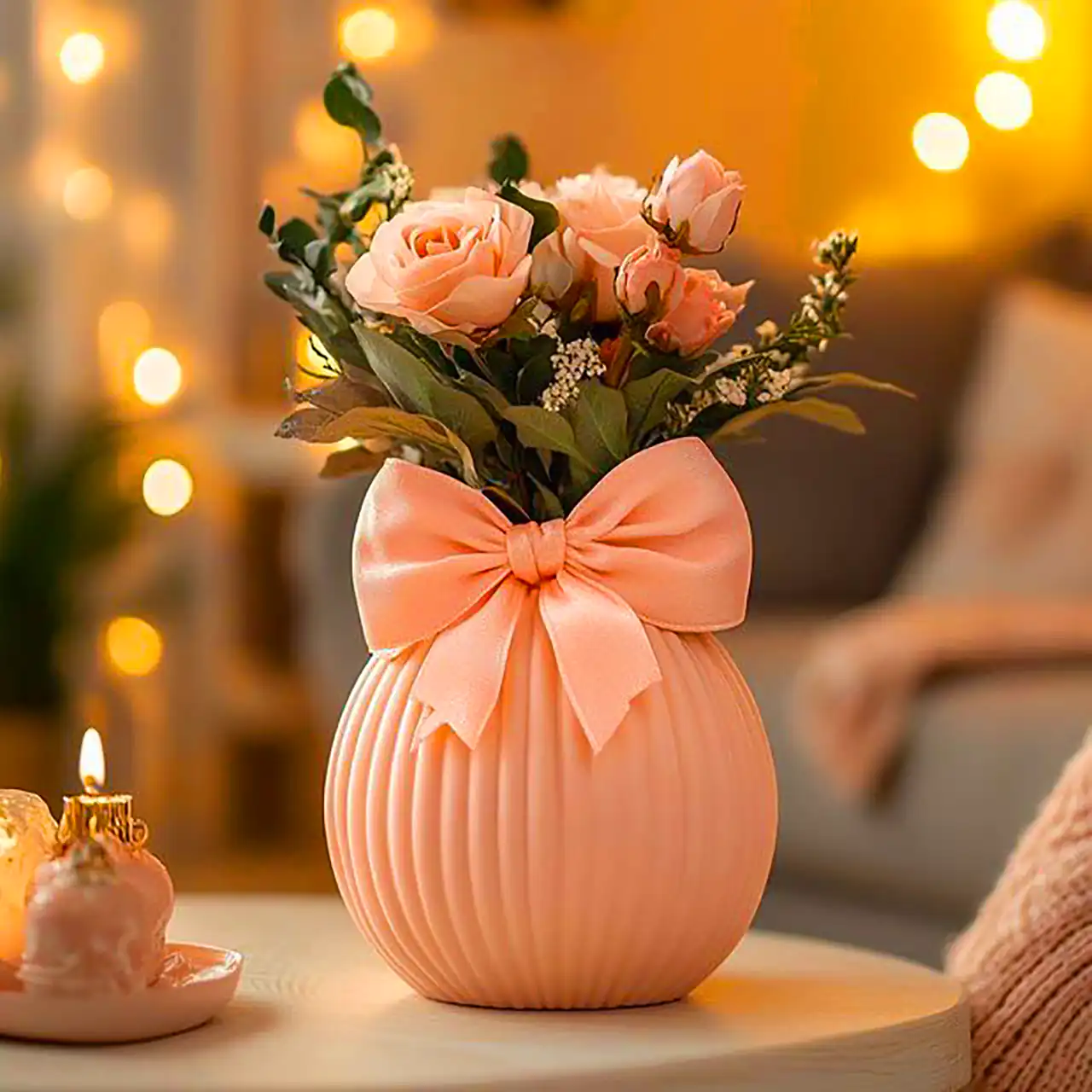 گلدان مینیمال برای میز وسط