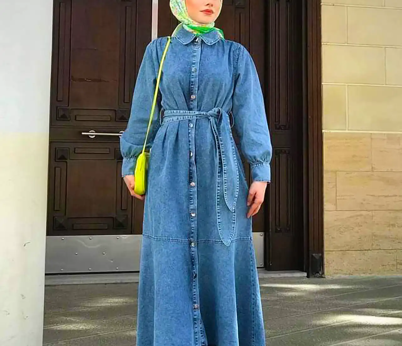 لباس بلند جین زنانه