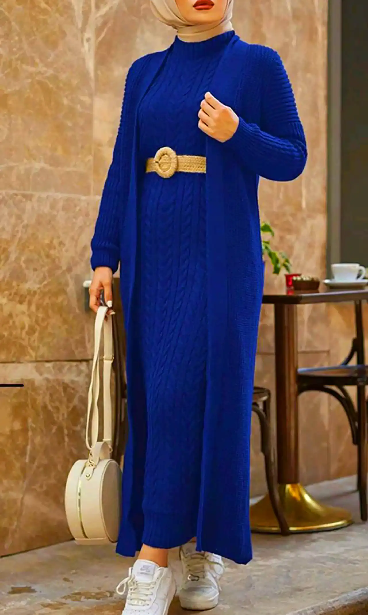 مانتو بافت زنانه زمستانی