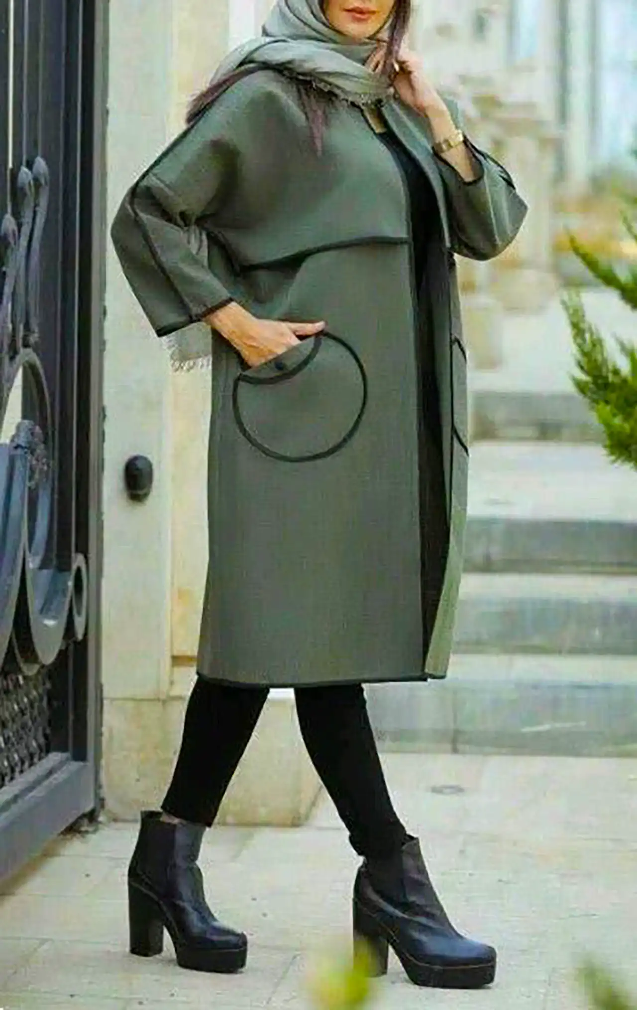 مانتو مناسب روز سرد