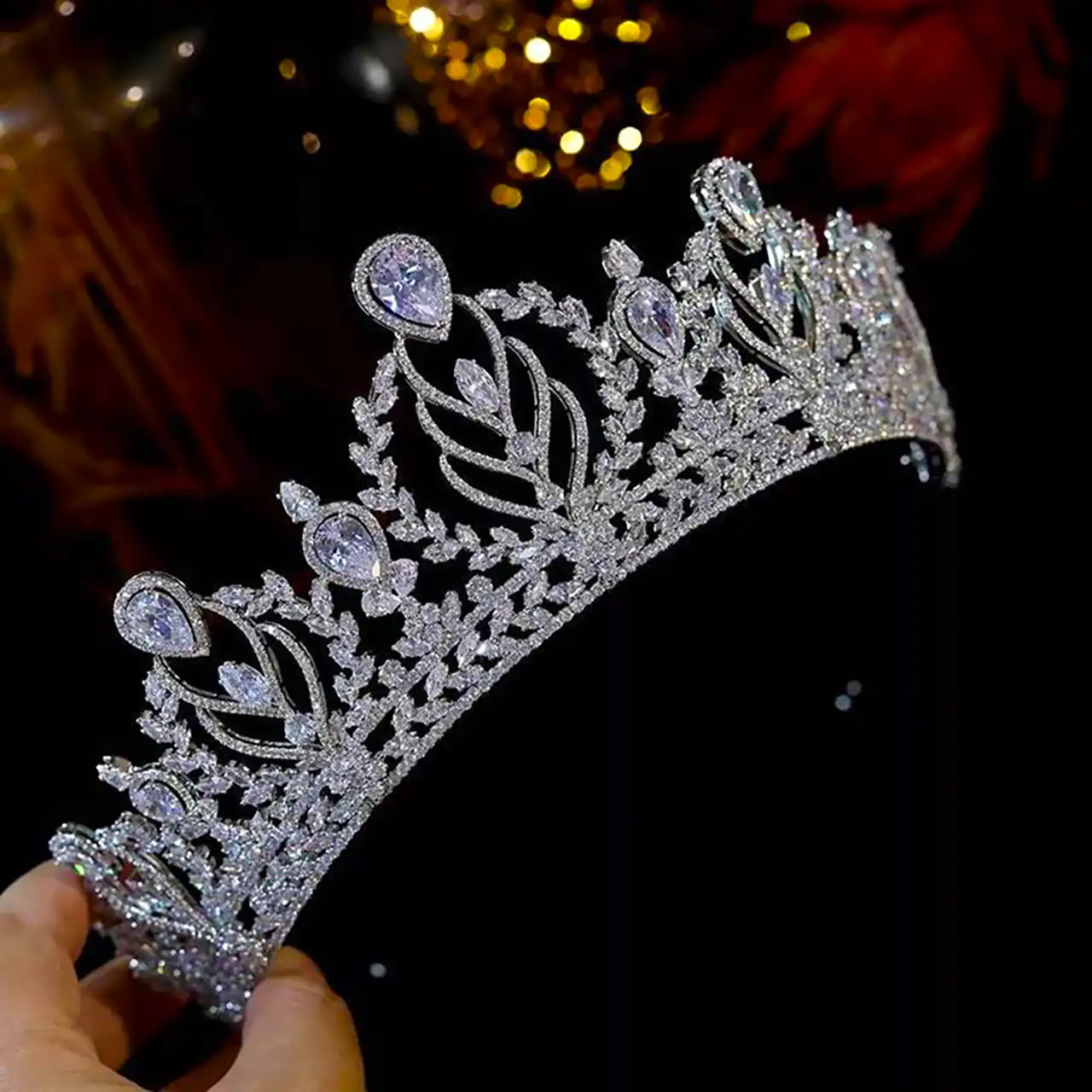 تاج جواهری عروس