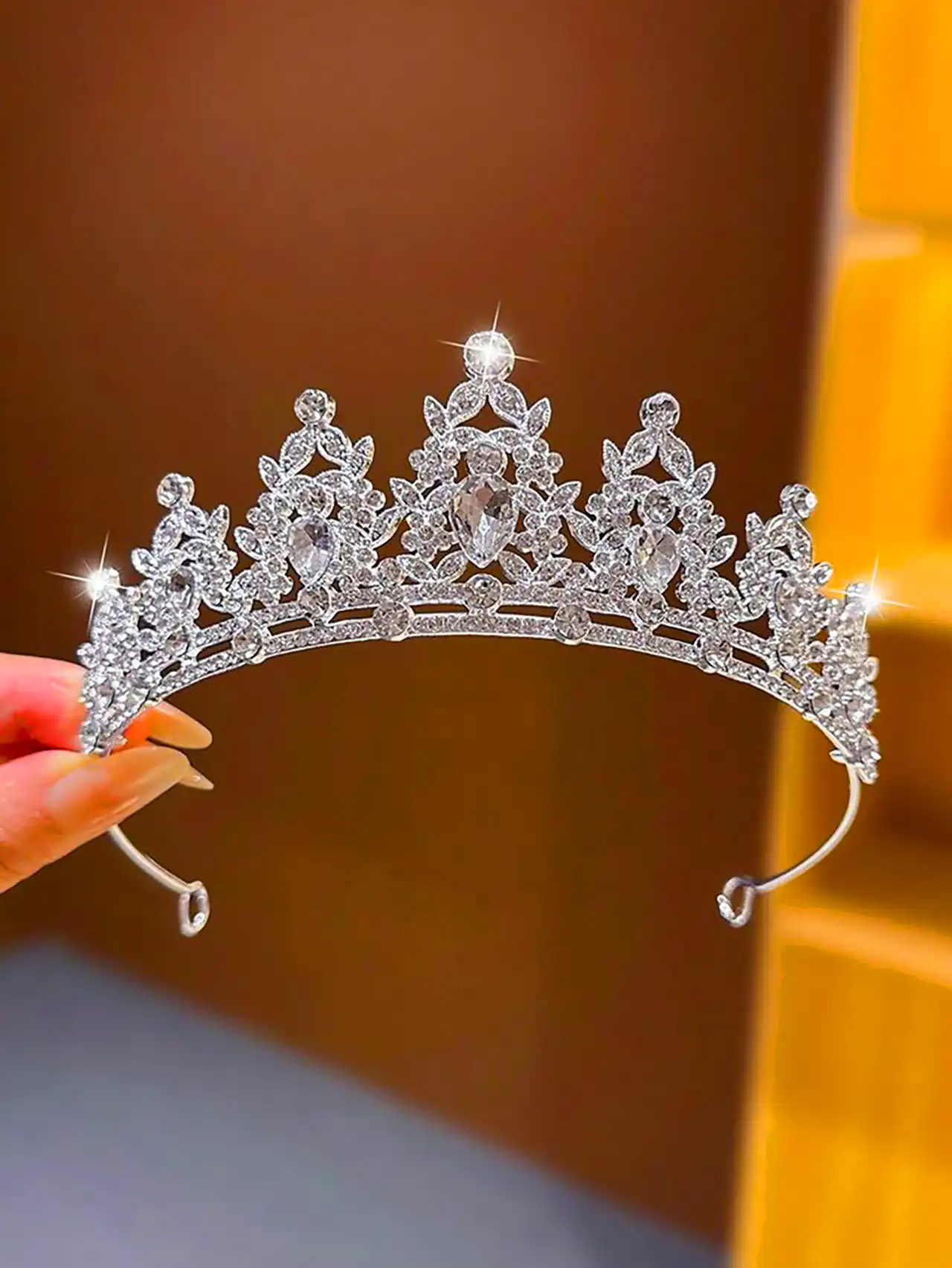 تاج جواهری عروس