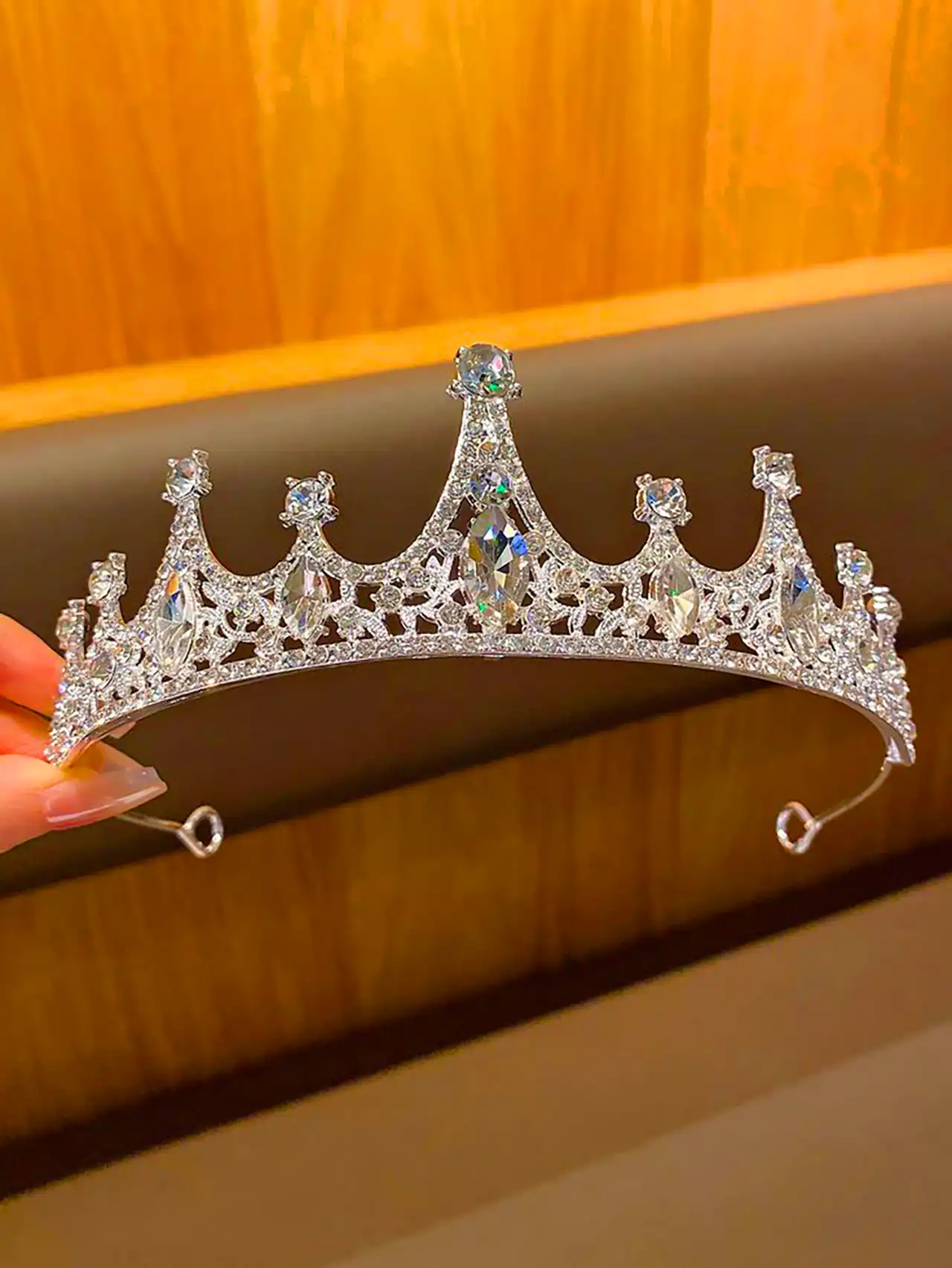 تاج جواهری عروس