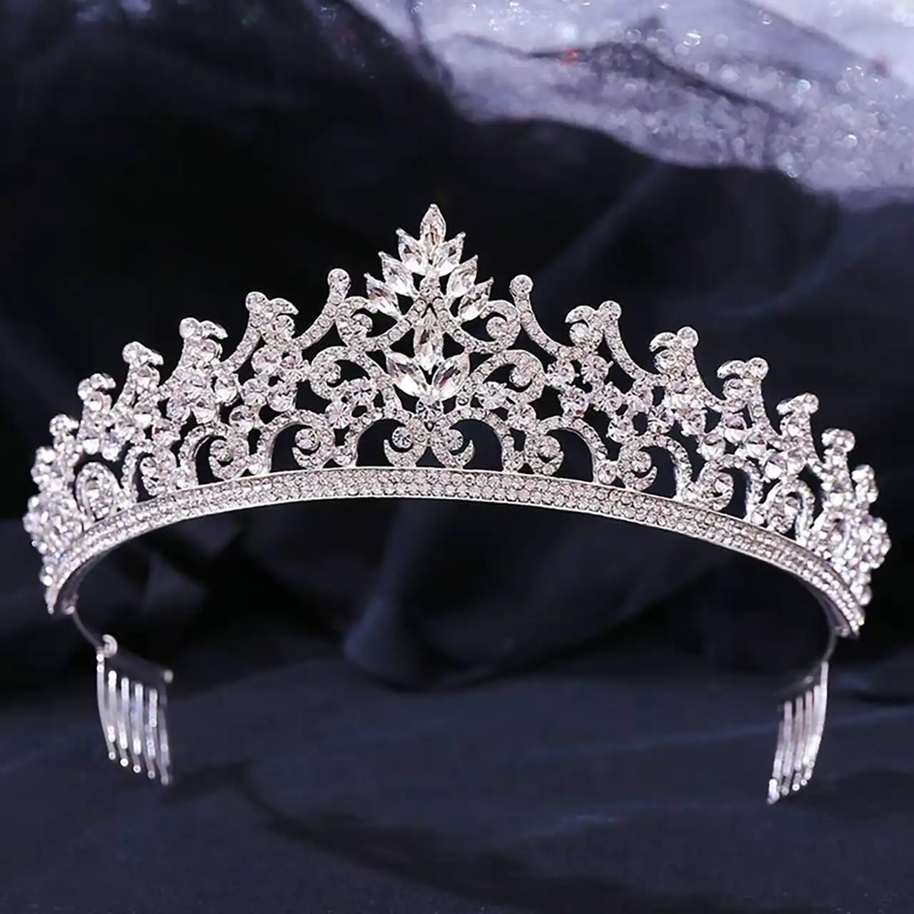تاج جواهری عروس