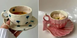 فنجان کیوت سرامیکی؛ ۱۵ عکس شیک و الهام‌بخش از فضاهای عاشقانه و فانتزی روزمره